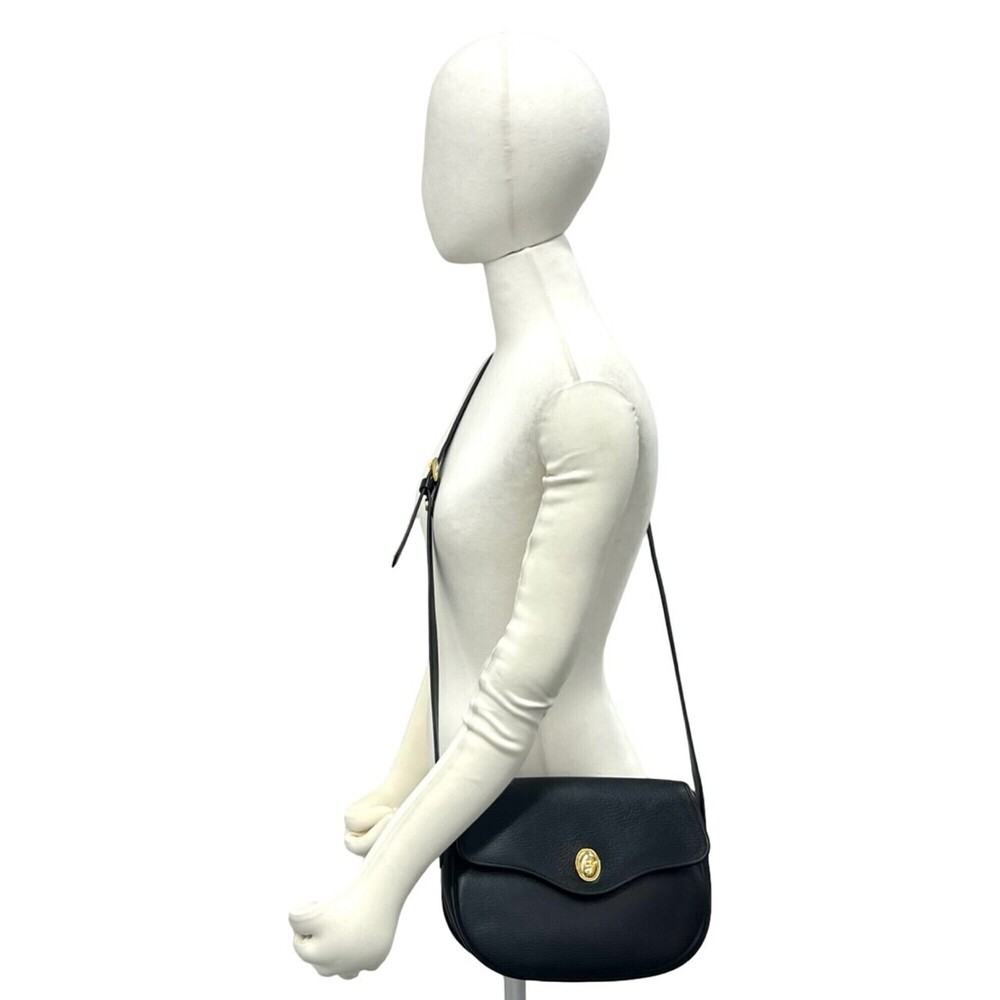 DIOR Vintage Black Leather Shoulder Bag - Picture 2 of 10